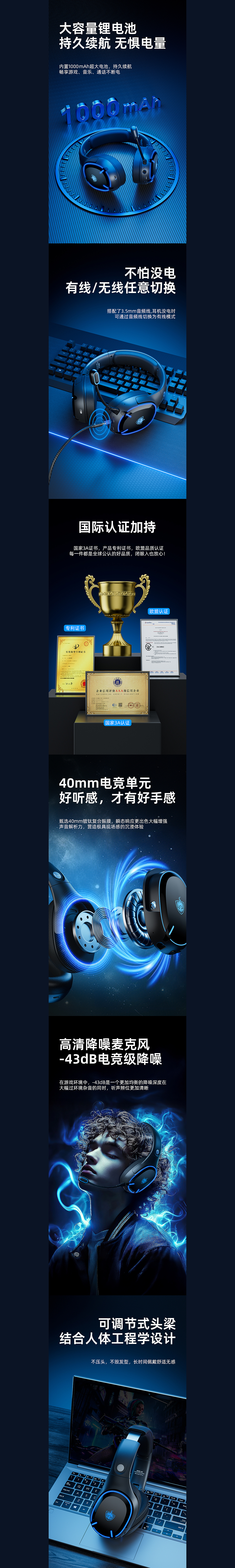 2025年10月头戴式耳机详情/主图合集