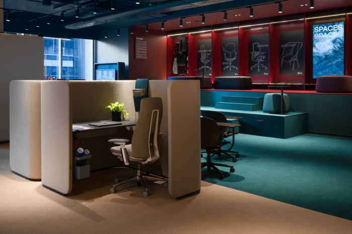 办公楼装修：色彩流动分区术 定义协作与专注的呼吸感