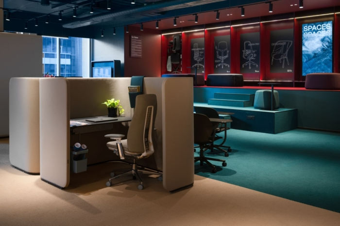 办公楼装修：色彩流动分区术 定义协作与专注的呼吸感