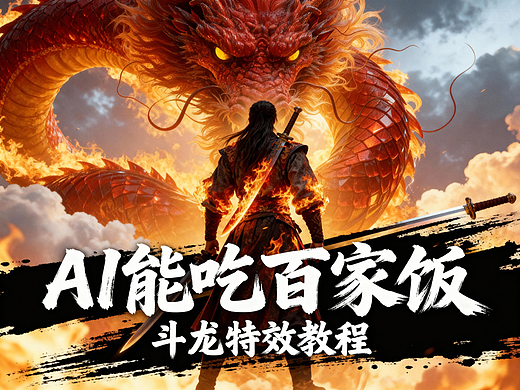 AI能吃百家饭，燃爆漫剧的AI打斗特效教程来了！