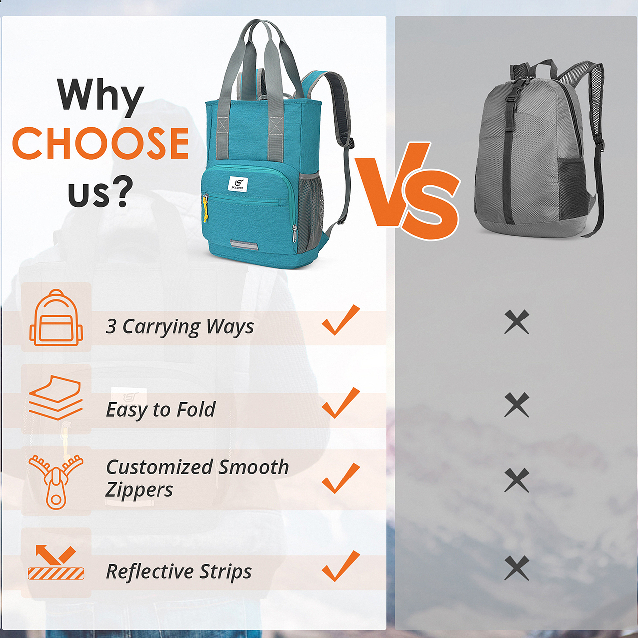 亚马逊主图设计之(背包)