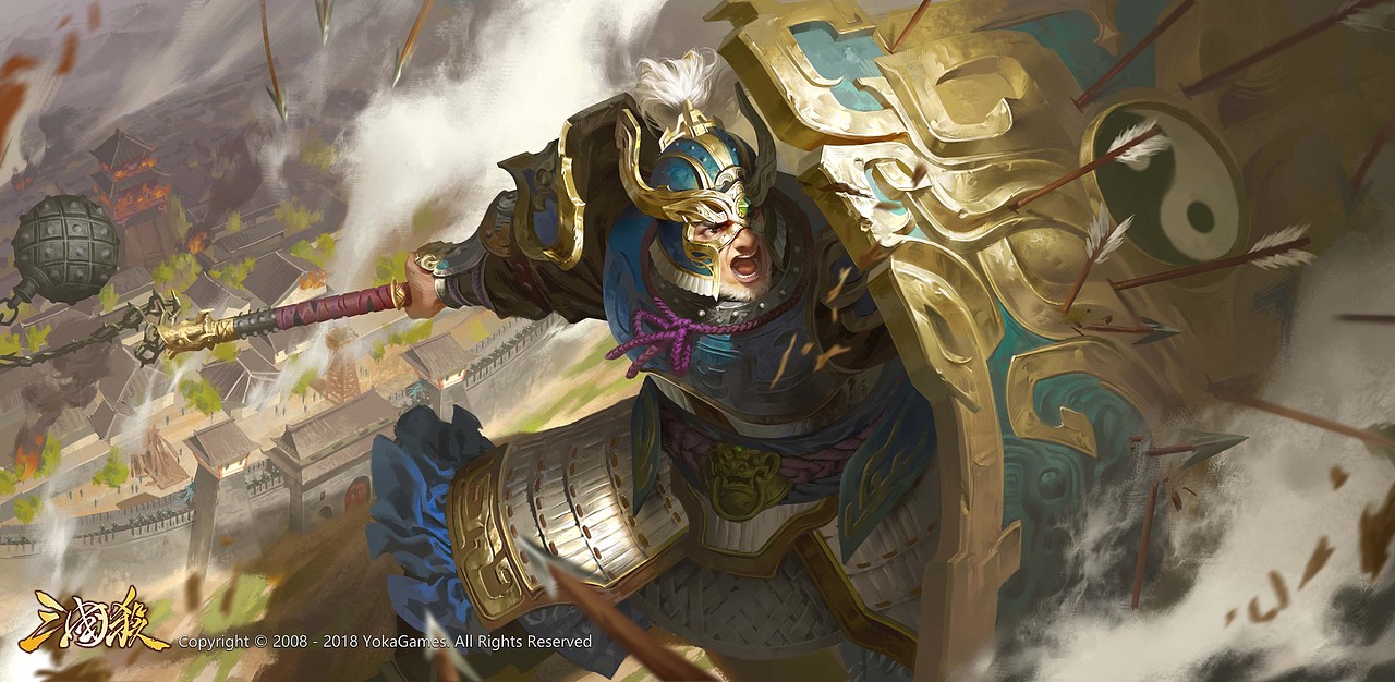 移动三国杀 曹仁（图ZMzk3OTE0MzQw） - 商业插画 - 站酷设计师不工斋原创素材 - 站酷ZCOOL