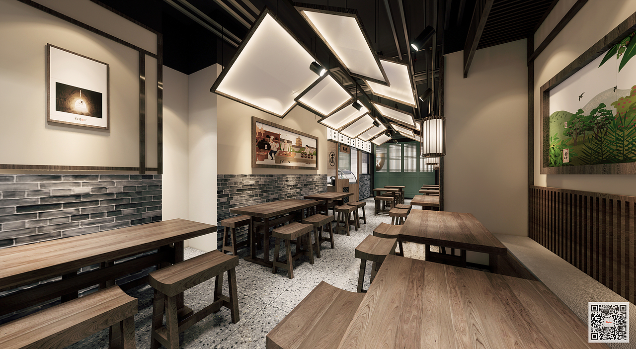 面食品牌空间设计