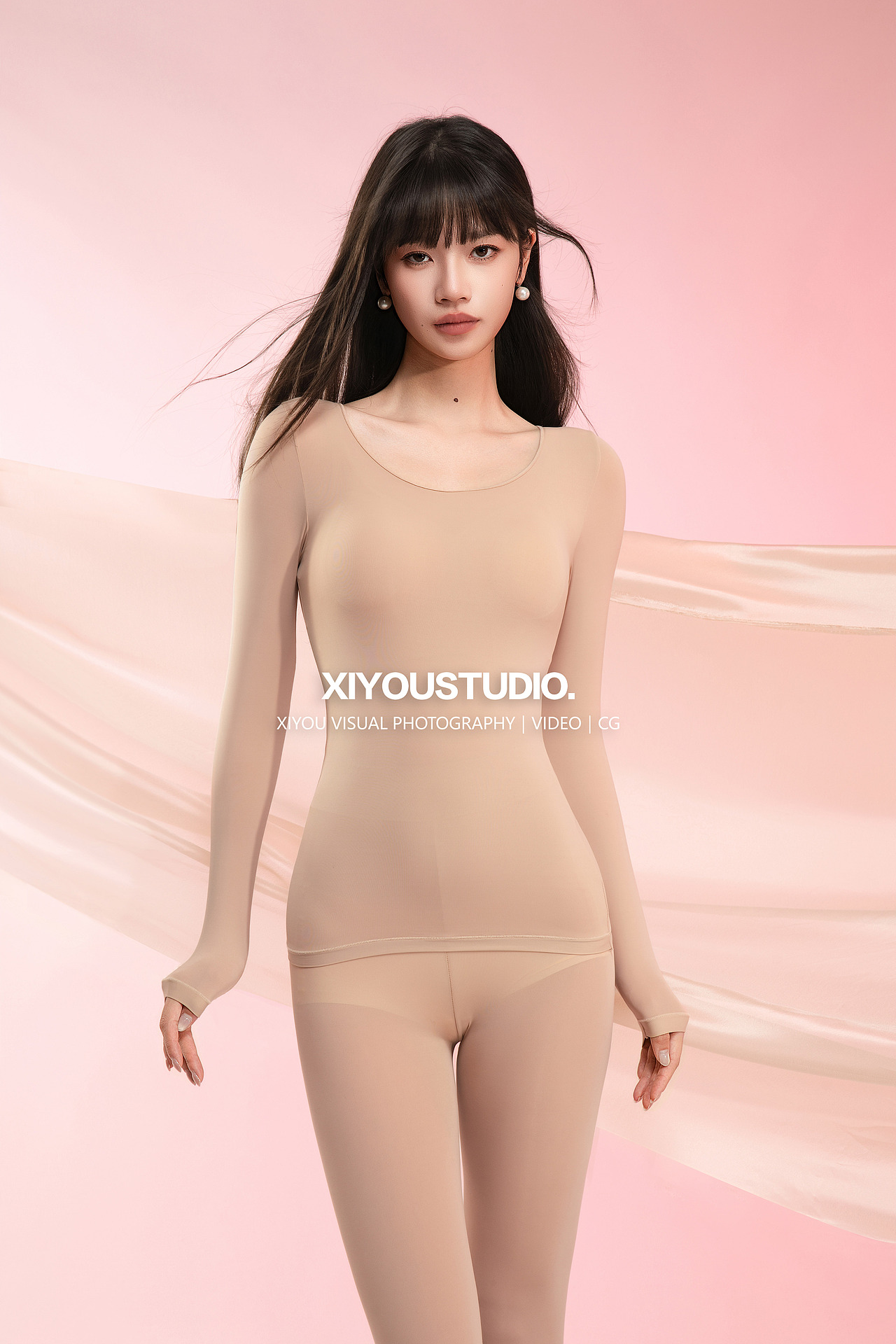 粉底液美肤衣拍摄