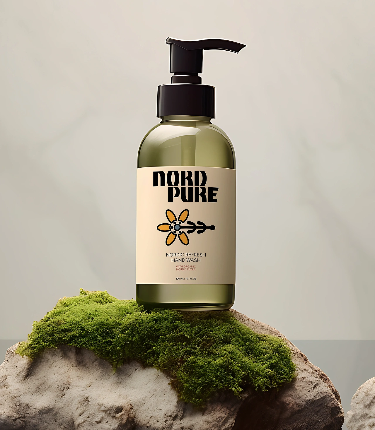 诺德纯护肤品品牌标识和包装设计