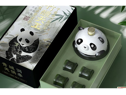 竹醴天工-熊猫文创酒（个人主页-ZNzI2ODA5NjA=） - 包装 - 站酷设计师SUSU100原创素材 - 站酷ZCOOL