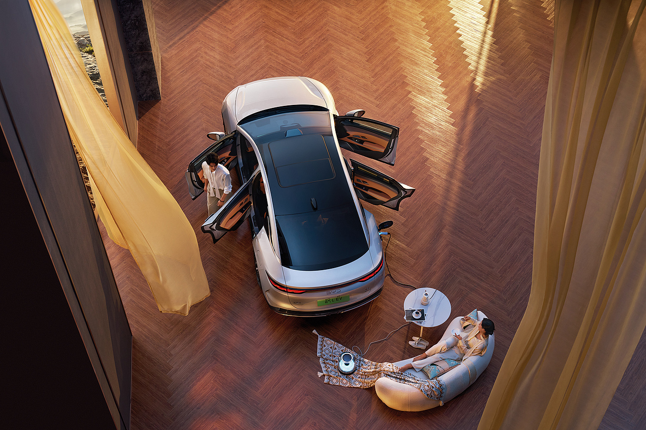 比亚迪-汉L（图ZMzk3OTU2NDgw） - 产品摄影 - 站酷设计师老朝奉_原创素材 - 站酷ZCOOL