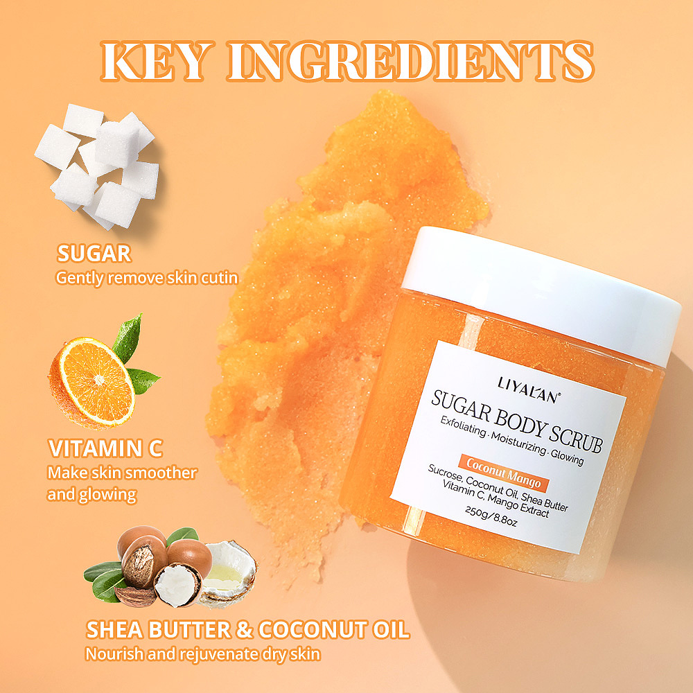 椰子芒果磨砂膏