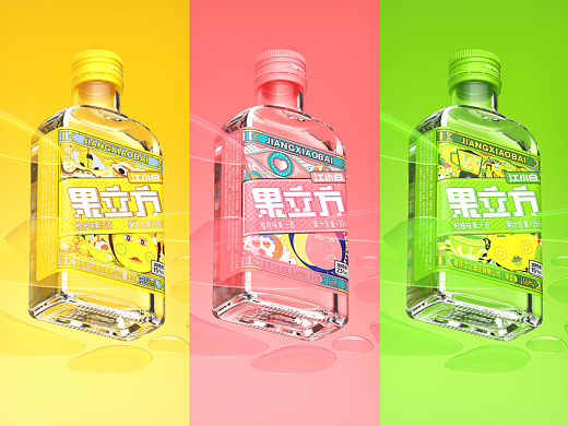 果立方 X 未知物｜果立方 果酒 包装设计