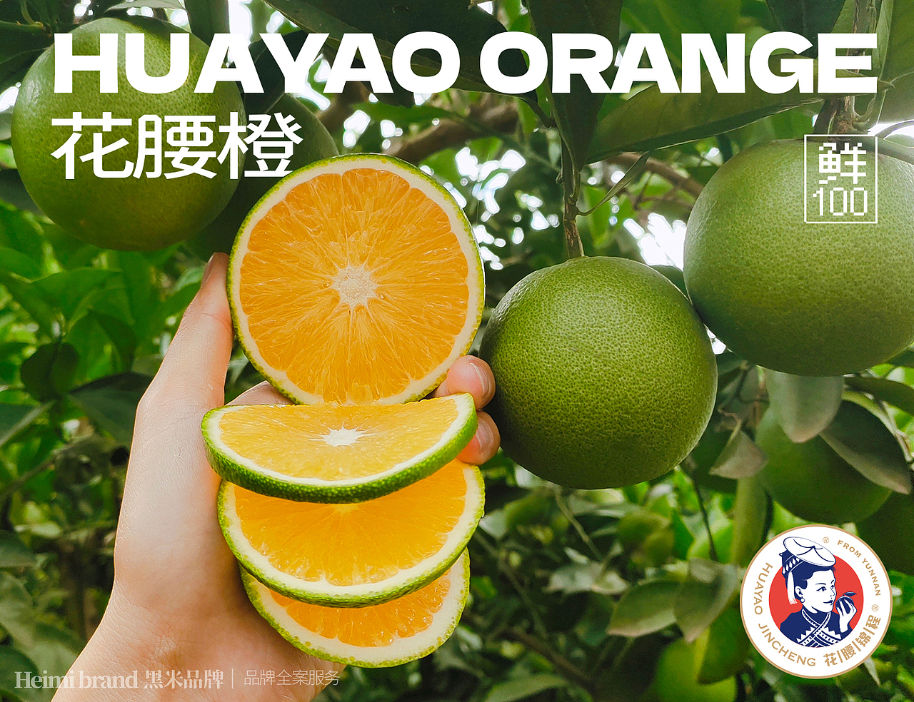 花腰橙包装设计 新鲜云南味 云南高原冰糖橙代表作（图ZMzk3OTY3NDMy） - 包装 - 站酷设计师黑米品牌设计原创素材 - 站酷ZCOOL