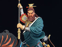 康健面塑作品《单雄信》