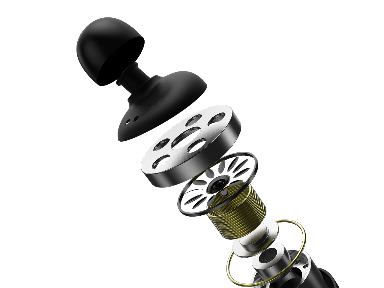 KeyShot渲染学习-爆炸图练习