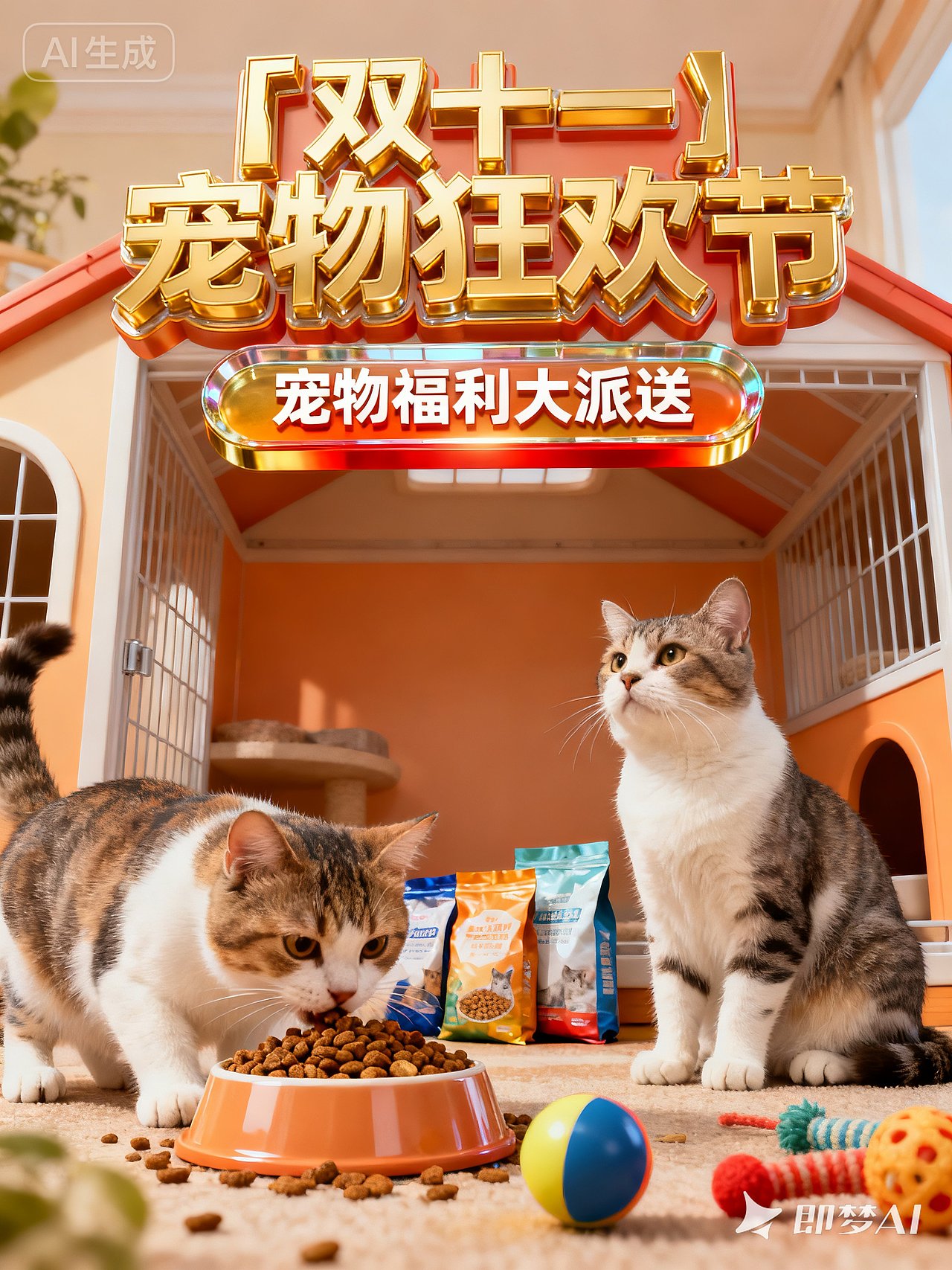 双十一(AI海报)