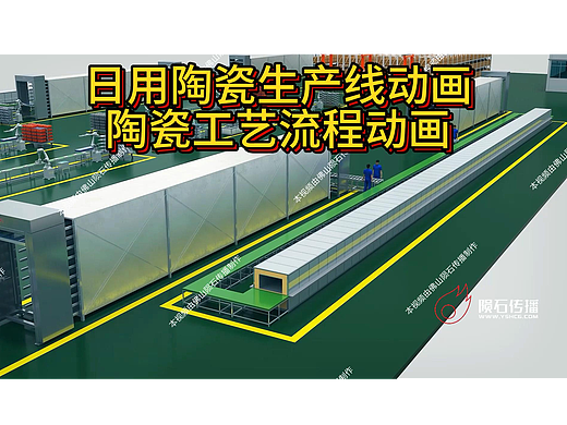 日用陶瓷生产流程动画，看完秒懂全过程