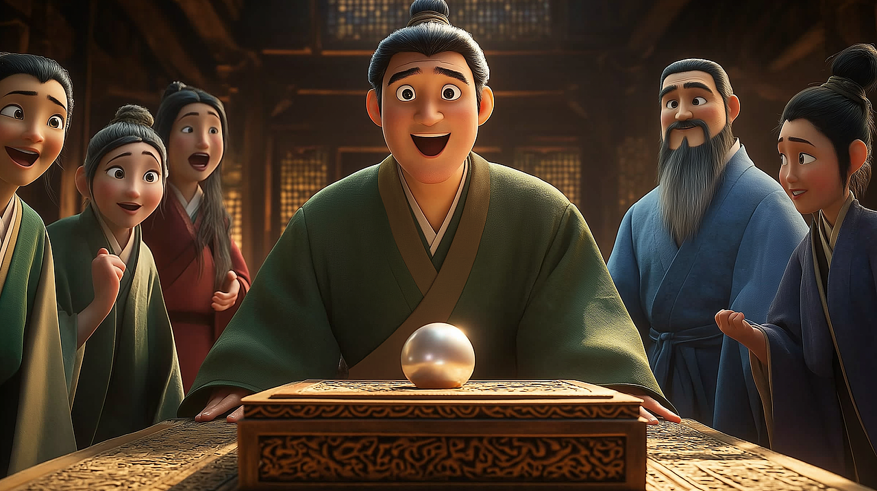 AI國學(xué)短片 | 成語故事魚目混珠（圖ZMzk3OTkwOTU2） - AI作品 - 站酷設(shè)計(jì)師RobertZhao原創(chuàng)素材 - 站酷ZCOOL