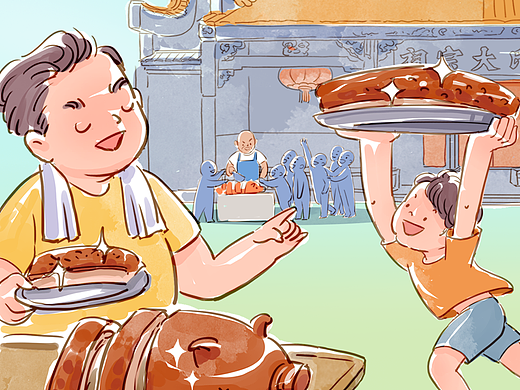 老广新游×广州日报：广府清明习俗新媒体长图漫画