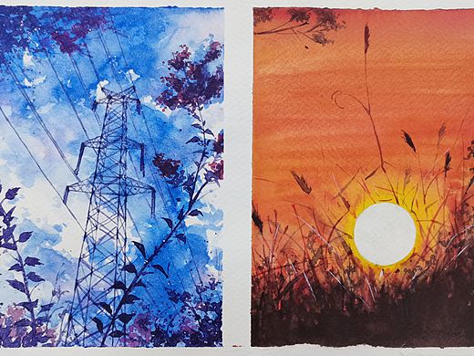 水彩练习（临摹）