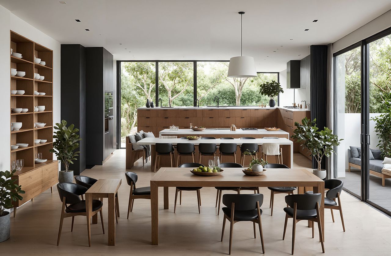 这套餐厨设计美到失语！黑白配YYDS，质感直击心脏（图ZMzk3OTk1OTY0） - 建筑/空间 - 站酷设计师3d设计洲原创素材 - 站酷ZCOOL