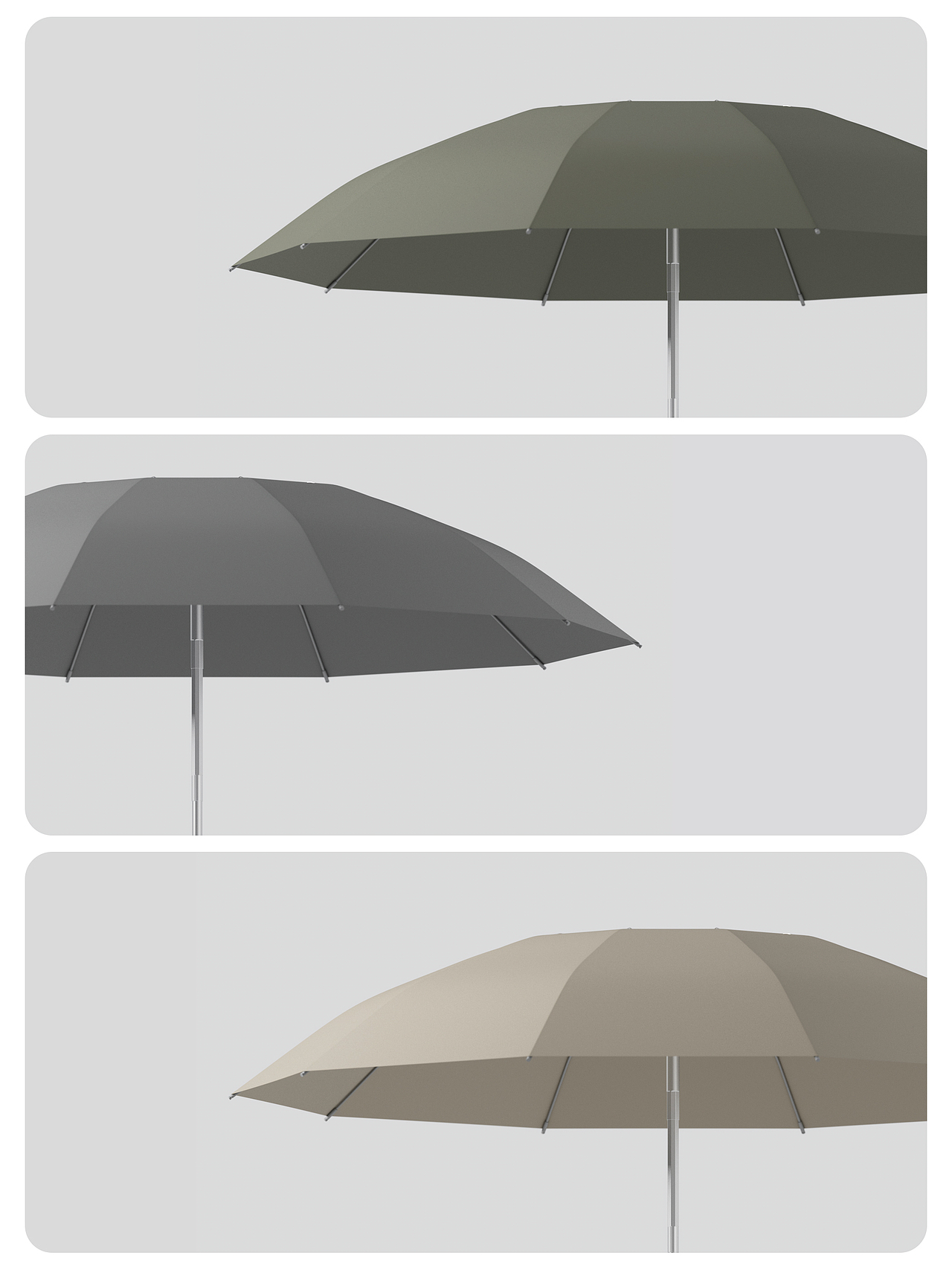 雨伞骨架开伞动画渲染直出（图ZMzk3OTk4MzA0） - 产品 - 站酷设计师鱼非我鱼原创素材 - 站酷ZCOOL