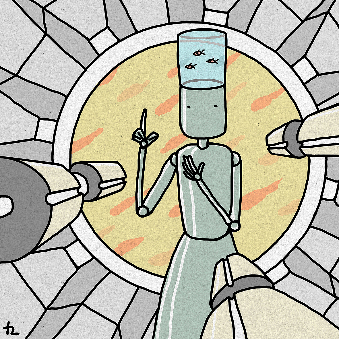 鱼缸（图ZMzk4MDA0MDYw） - 创作习作 - 站酷设计师九年轮原创素材 - 站酷ZCOOL