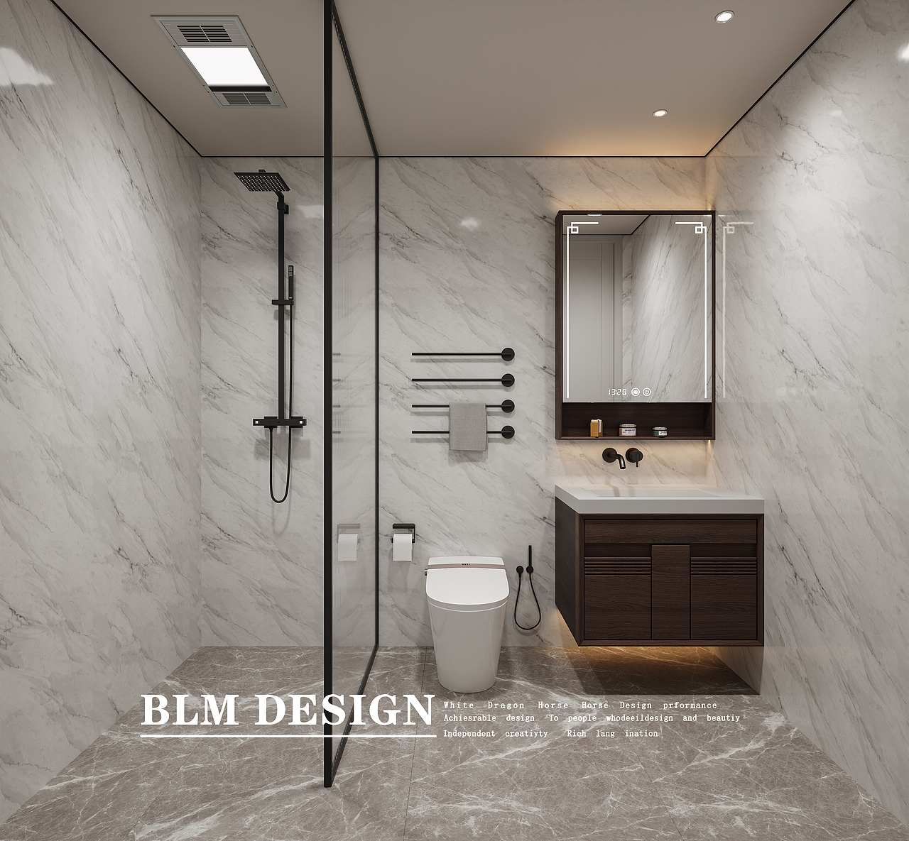 主题酒店-白龙马效果图