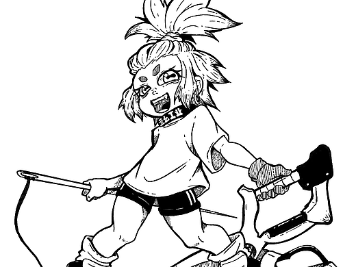 插画练习-近期的两张摸鱼