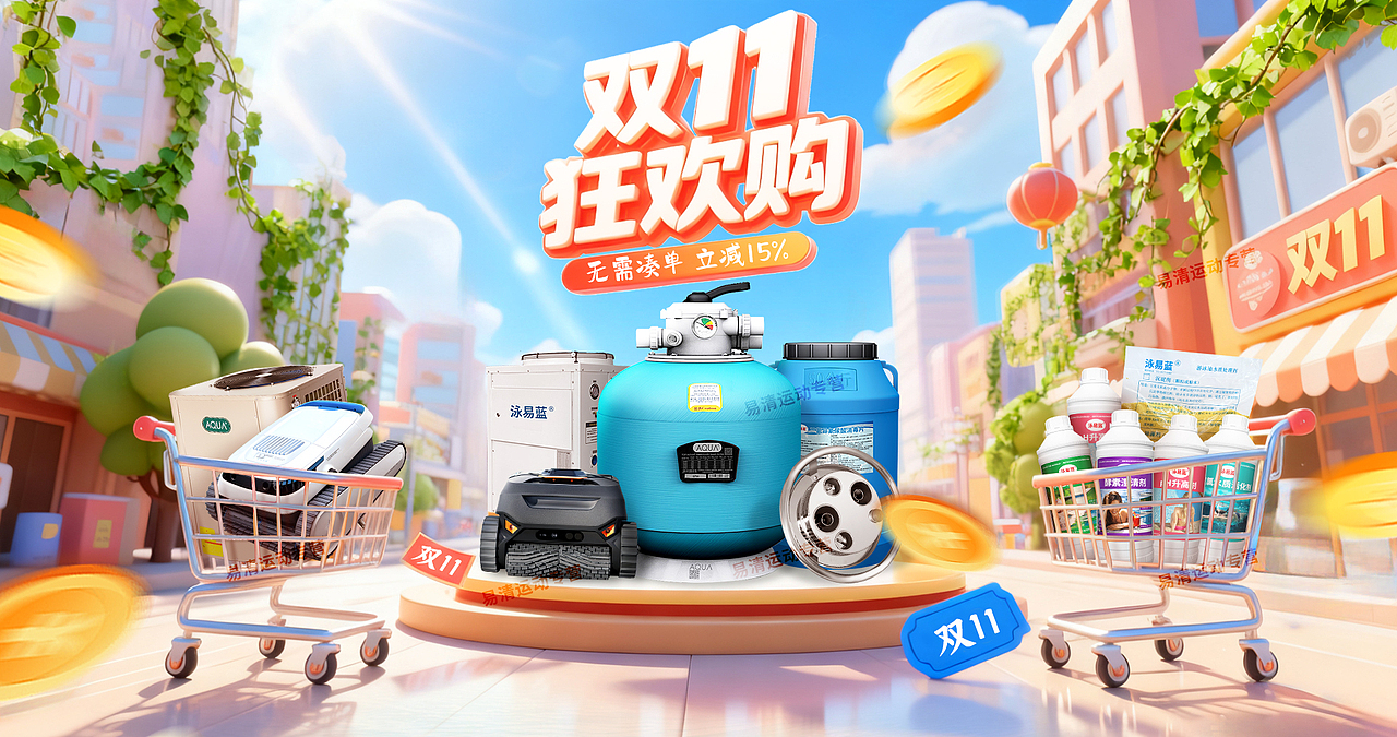 泳池设备双11首页