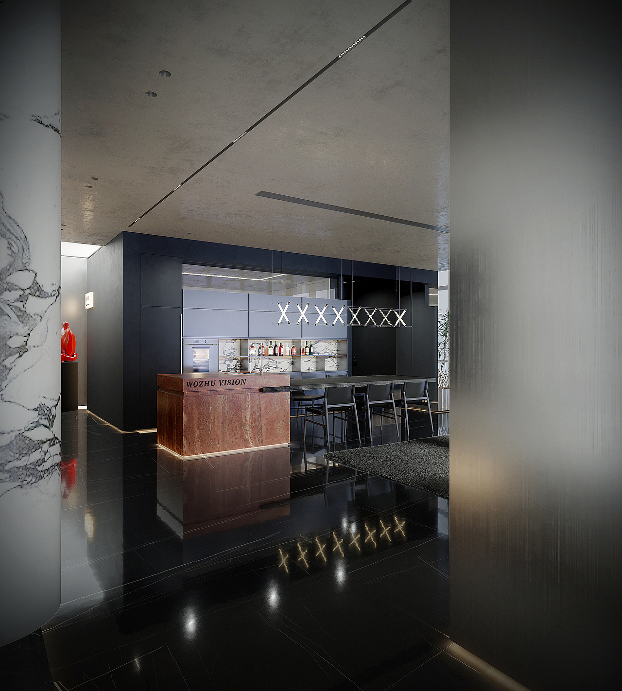 现代风格-效果表现（图ZMzk4MDE3NjQ0） - 家装设计 - 站酷设计师沃筑视觉原创素材 - 站酷ZCOOL