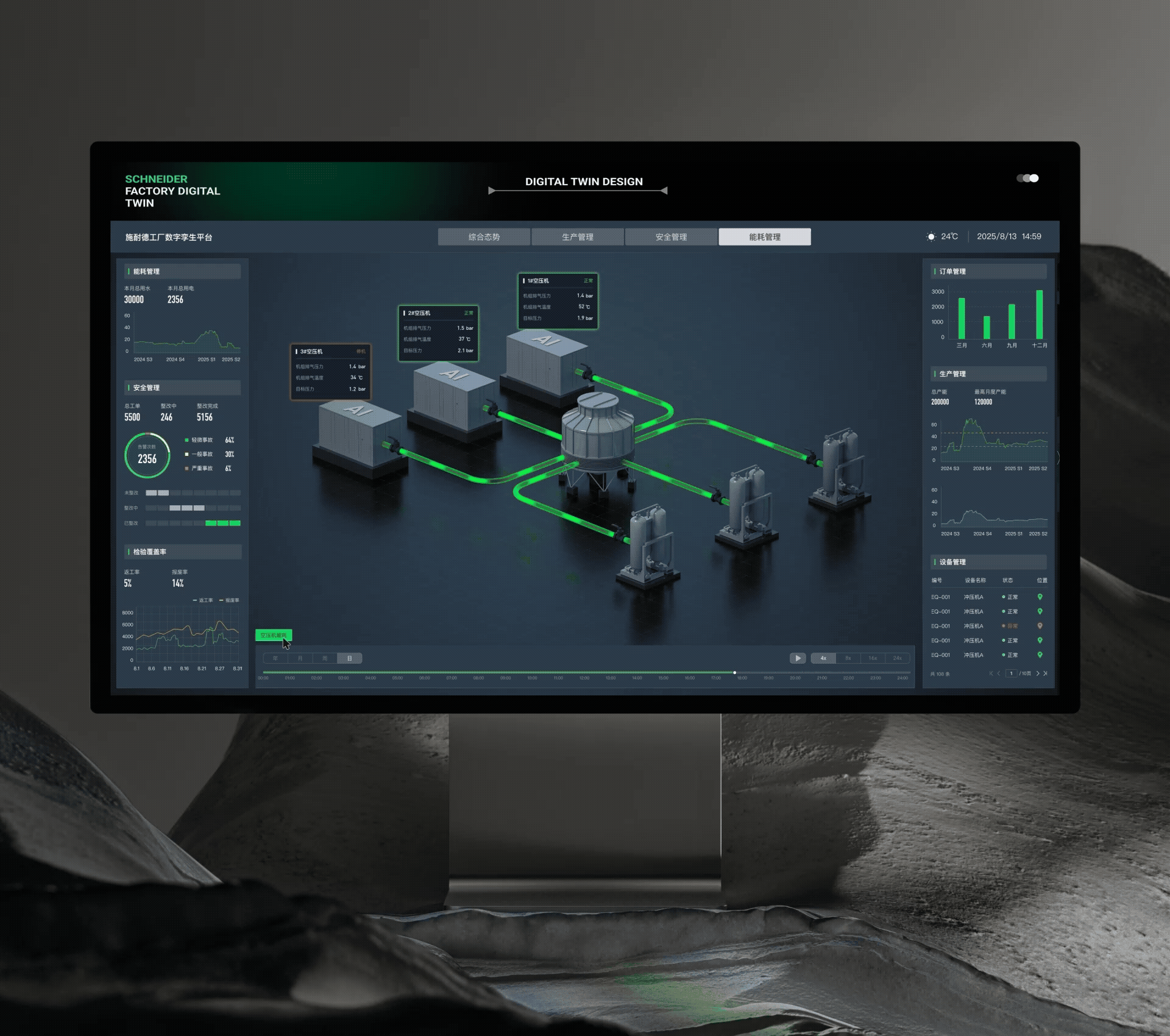 数字孪生智能工厂管理系统（图ZMzk4MDIwOTI0） - 软件界面 - 站酷设计师AZ770原创素材 - 站酷ZCOOL