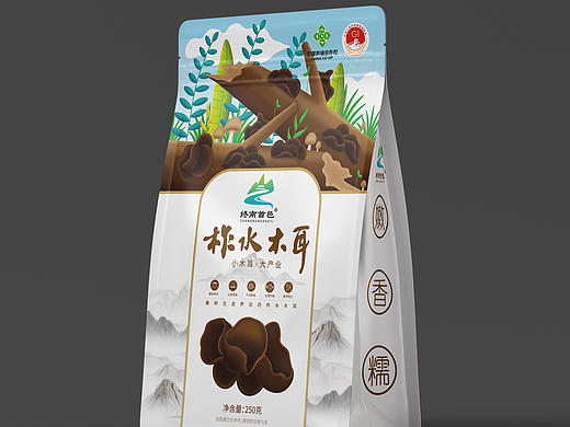 木耳滋补品袋装包装设计