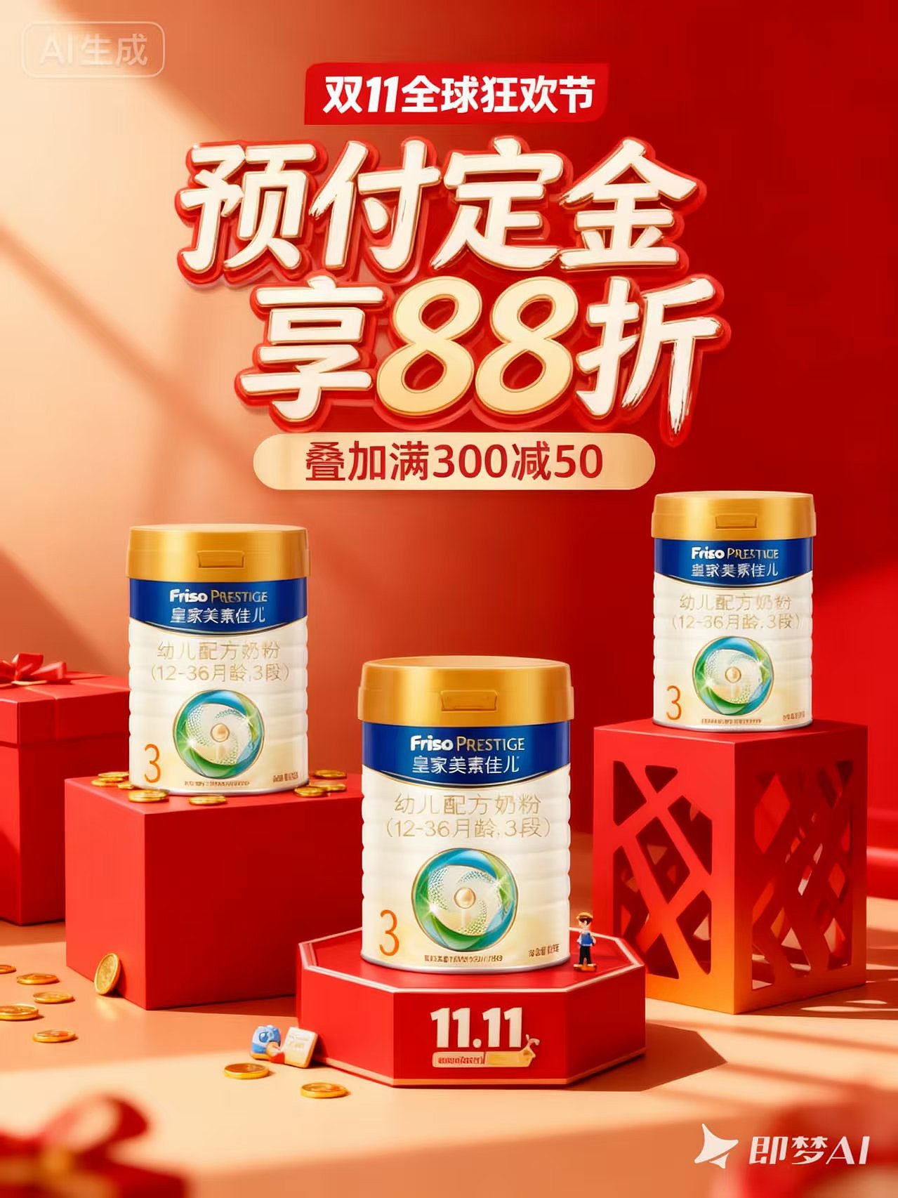 双十一(AI海报2)