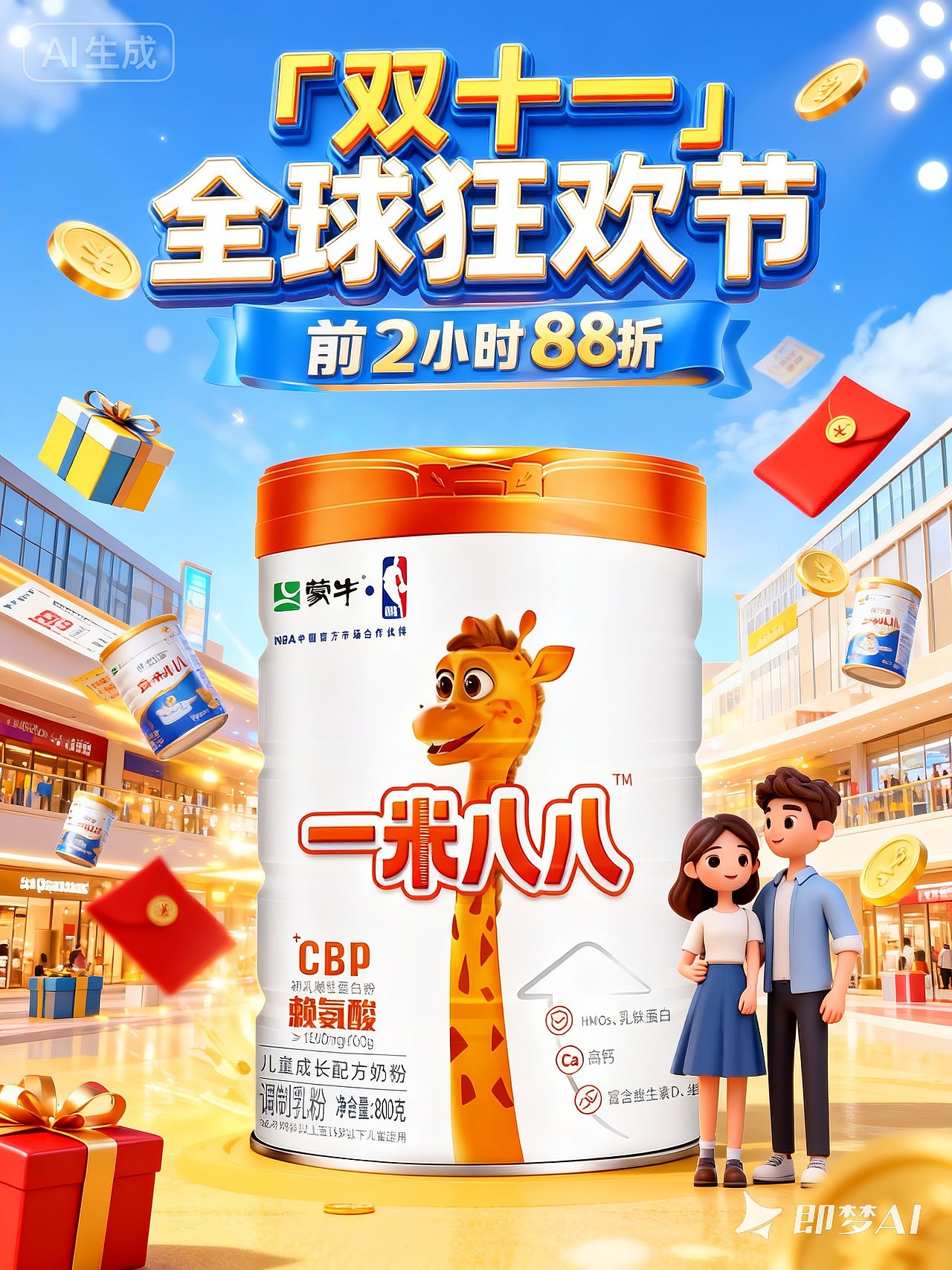 双十一（AI海报2）（图ZMzk4MDIzNDI4） - 其他 - 站酷设计师宝珀儿原创素材 - 站酷ZCOOL