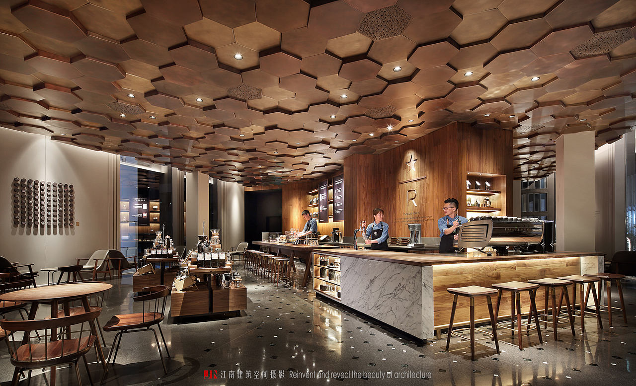 星巴克臻选深圳万象天地店|空间摄影（图ZMzk4MDI0ODAw） - 环境/建筑摄影 - 站酷设计师江南摄影原创素材 - 站酷ZCOOL