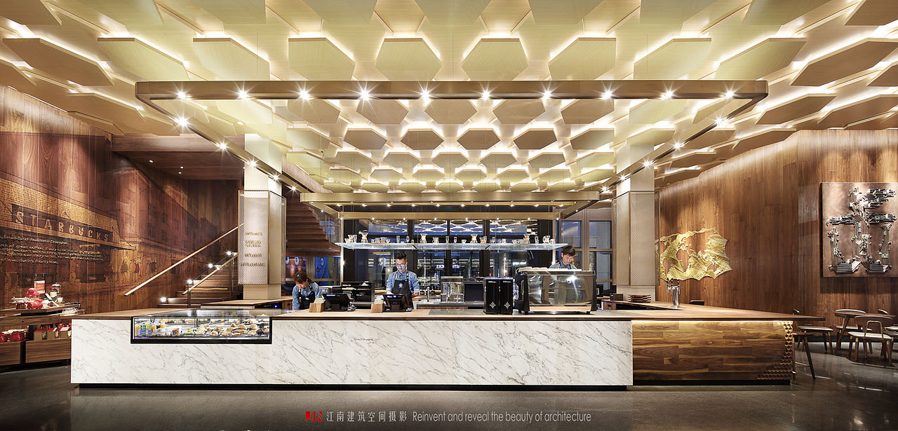 星巴克臻选深圳万象天地店|空间摄影（图ZMzk4MDI0ODA0） - 环境/建筑摄影 - 站酷设计师江南摄影原创素材 - 站酷ZCOOL