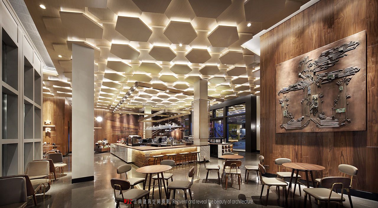 星巴克臻选深圳万象天地店|空间摄影（图ZMzk4MDI0ODA4） - 环境/建筑摄影 - 站酷设计师江南摄影原创素材 - 站酷ZCOOL