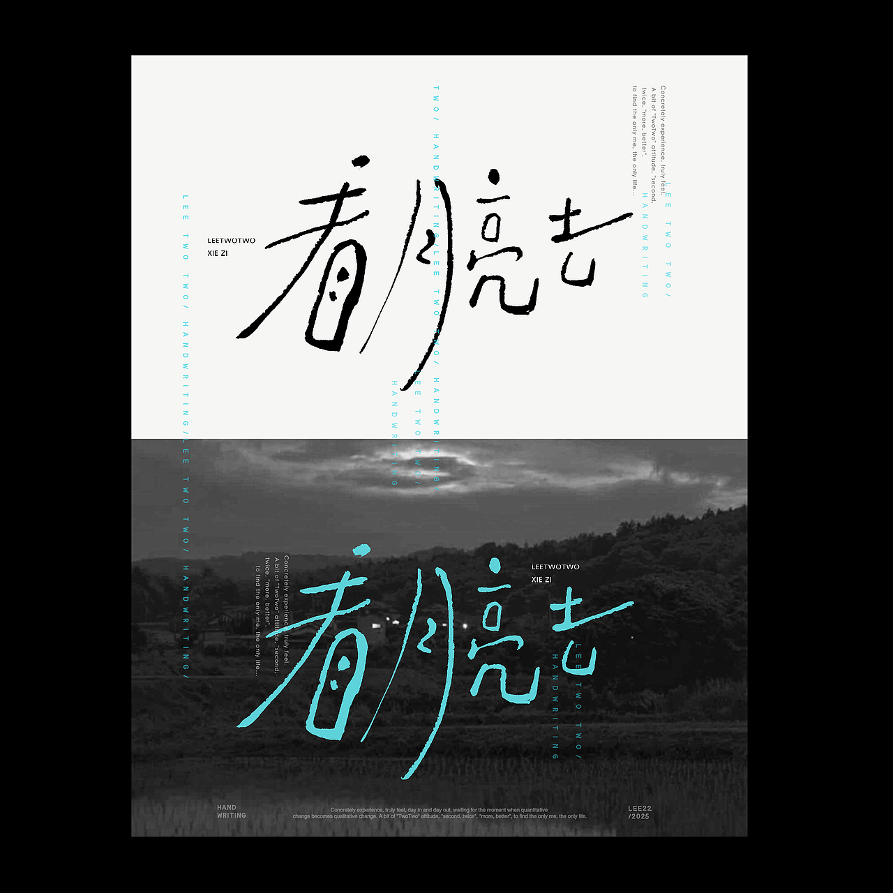 李贰贰·字体 | 手写字体（图ZMzk4MDI1NTky） - 字体/字形 - 站酷设计师李贰贰LeeTwoTwo原创素材 - 站酷ZCOOL