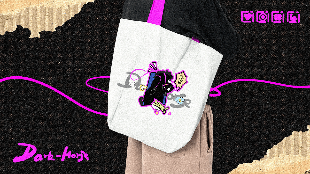 马年IP品牌联名新年双旦美陈-嘿!,是黑马