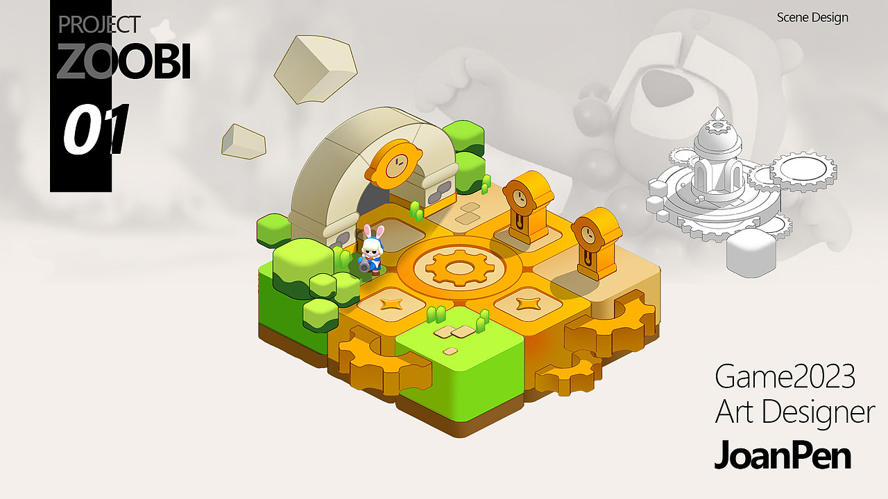 分享2023年萌系手游项目个人设计案例