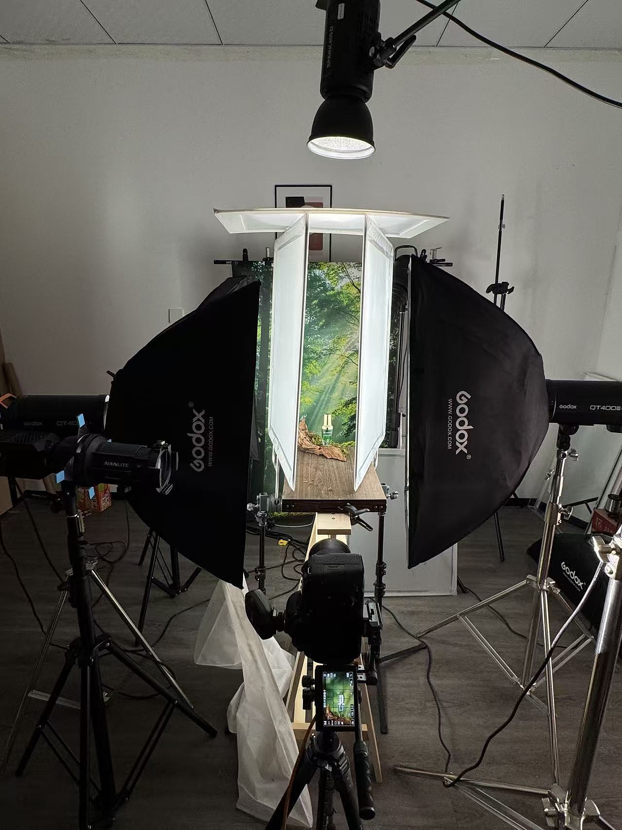 产品拍摄 | 森系场景拍摄分析(附光位图和现场场景)