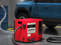 亚马逊柴油泵建模渲染。主图A+设计