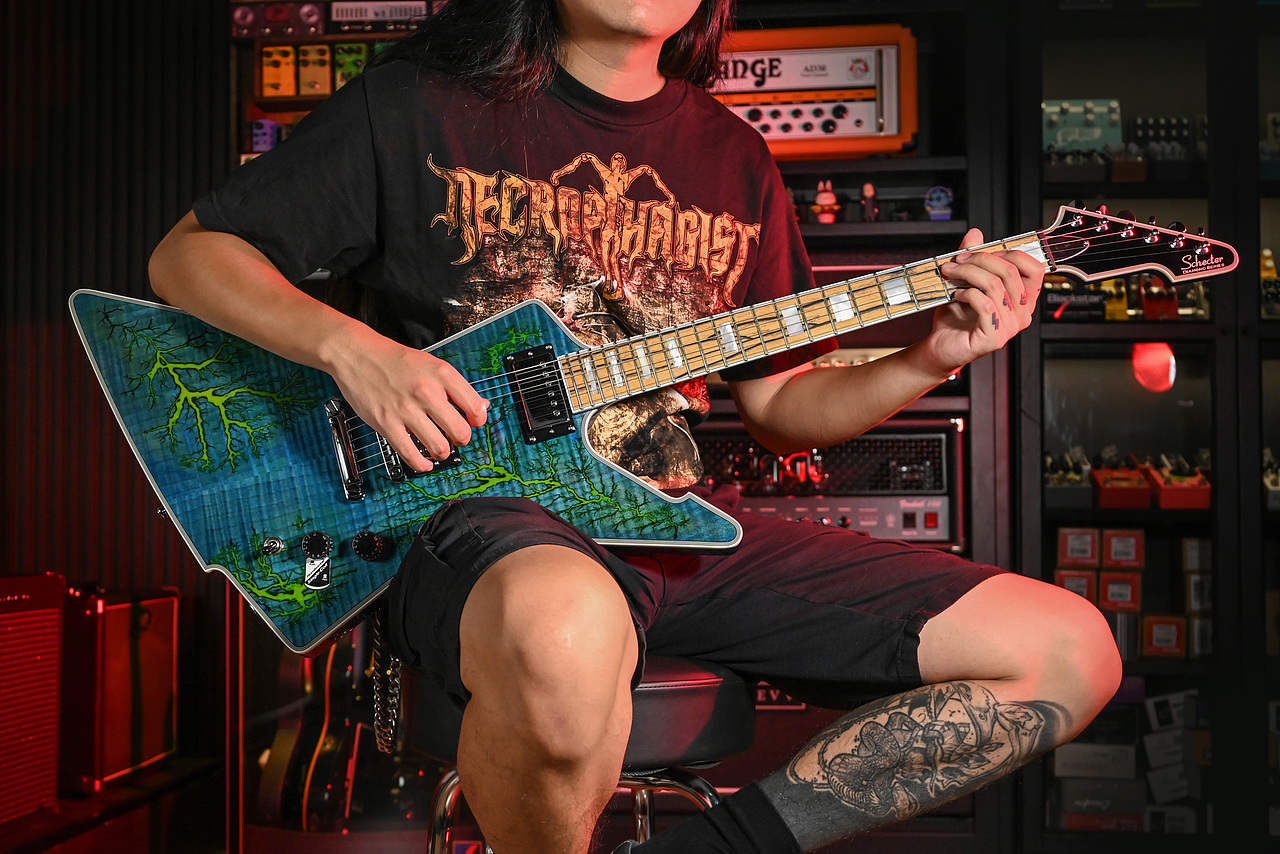 电吉他拍摄零碎案例