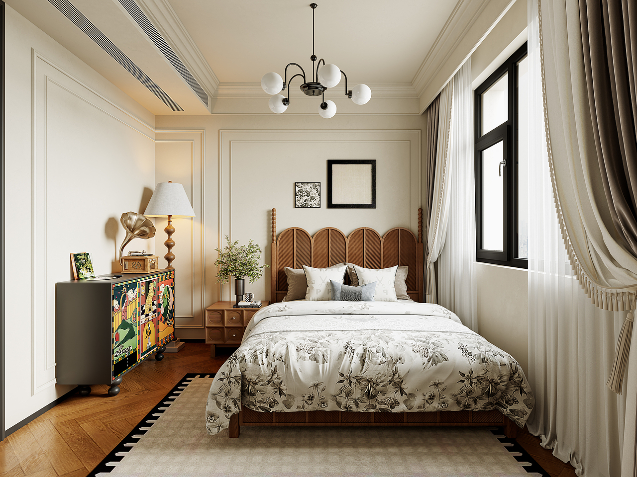 法式复古平层家装