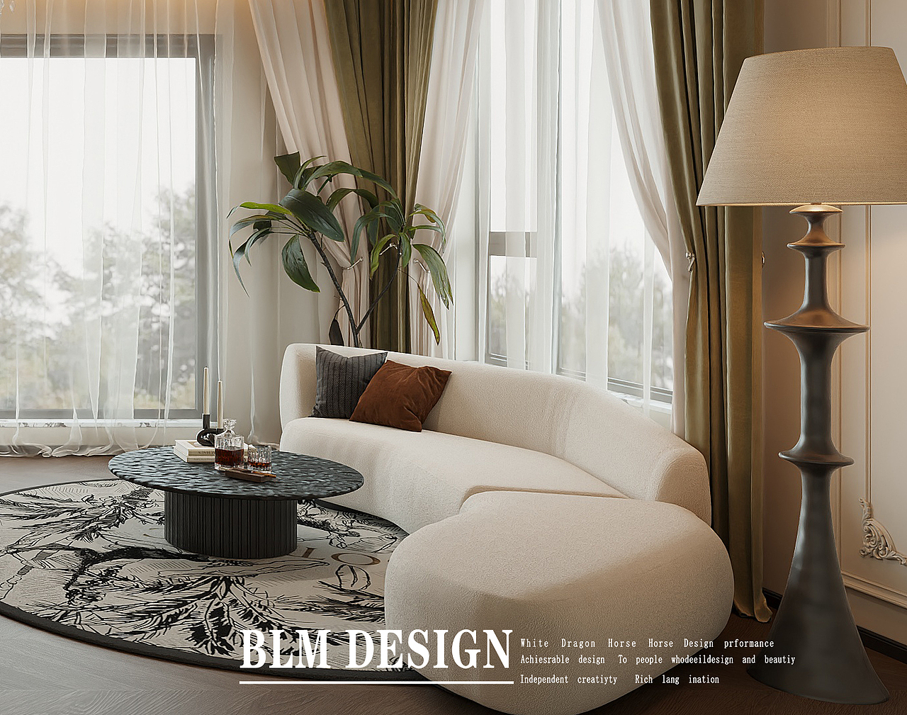 法式卧室-白龙马效果图（图ZMzk4MDU5OTQw） - 家装设计 - 站酷设计师白龙马效果图敏敏原创素材 - 站酷ZCOOL