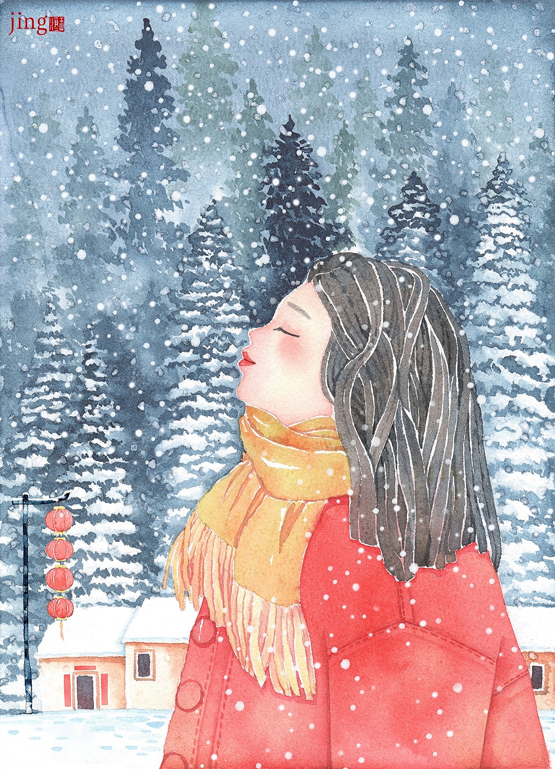 80幅纸本水彩画 人物女生&男生系列（图ZMzk4MDYwOTA4） - 商业插画 - 站酷设计师画儿晴天原创素材 - 站酷ZCOOL