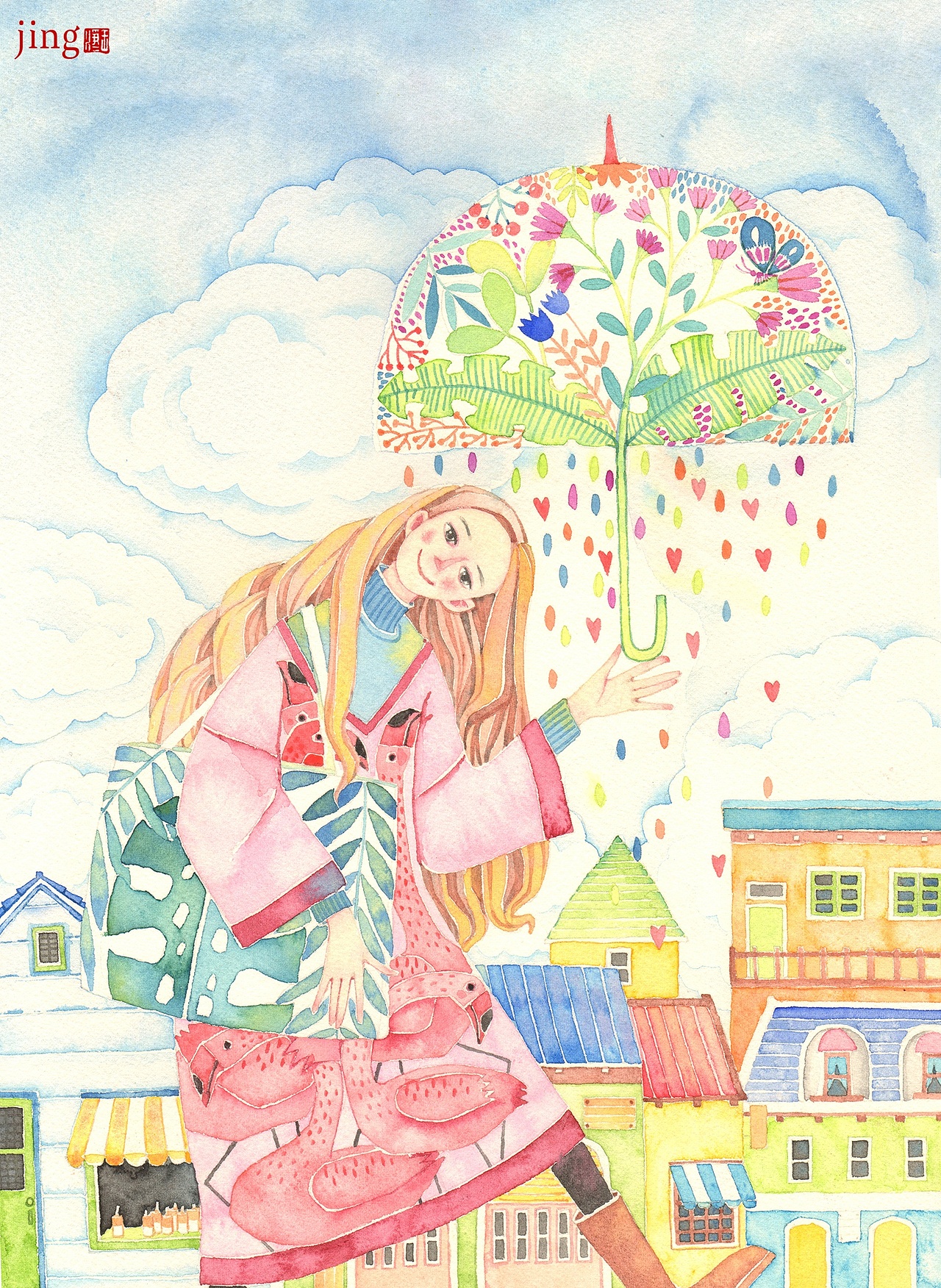 80幅纸本水彩画 人物女生&男生系列（图ZMzk4MDYwOTY0） - 商业插画 - 站酷设计师画儿晴天原创素材 - 站酷ZCOOL