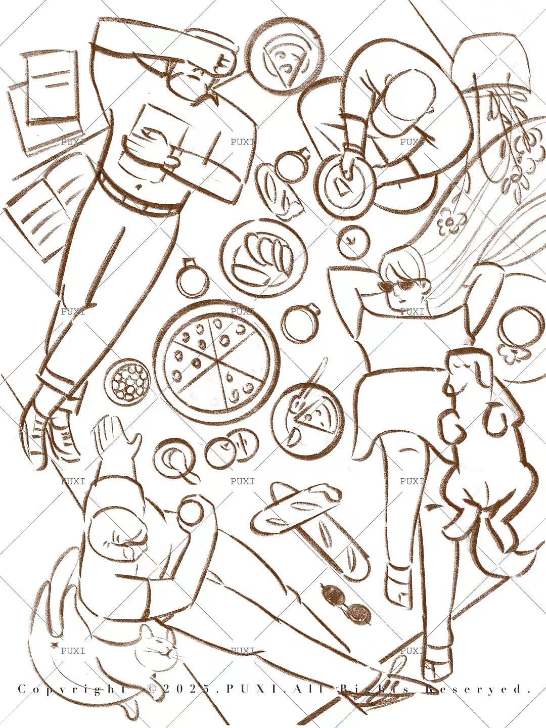一张许久未完成的画（图ZMzk4MDY4NDU2） - 艺术插画 - 站酷设计师璞希PUXI原创素材 - 站酷ZCOOL