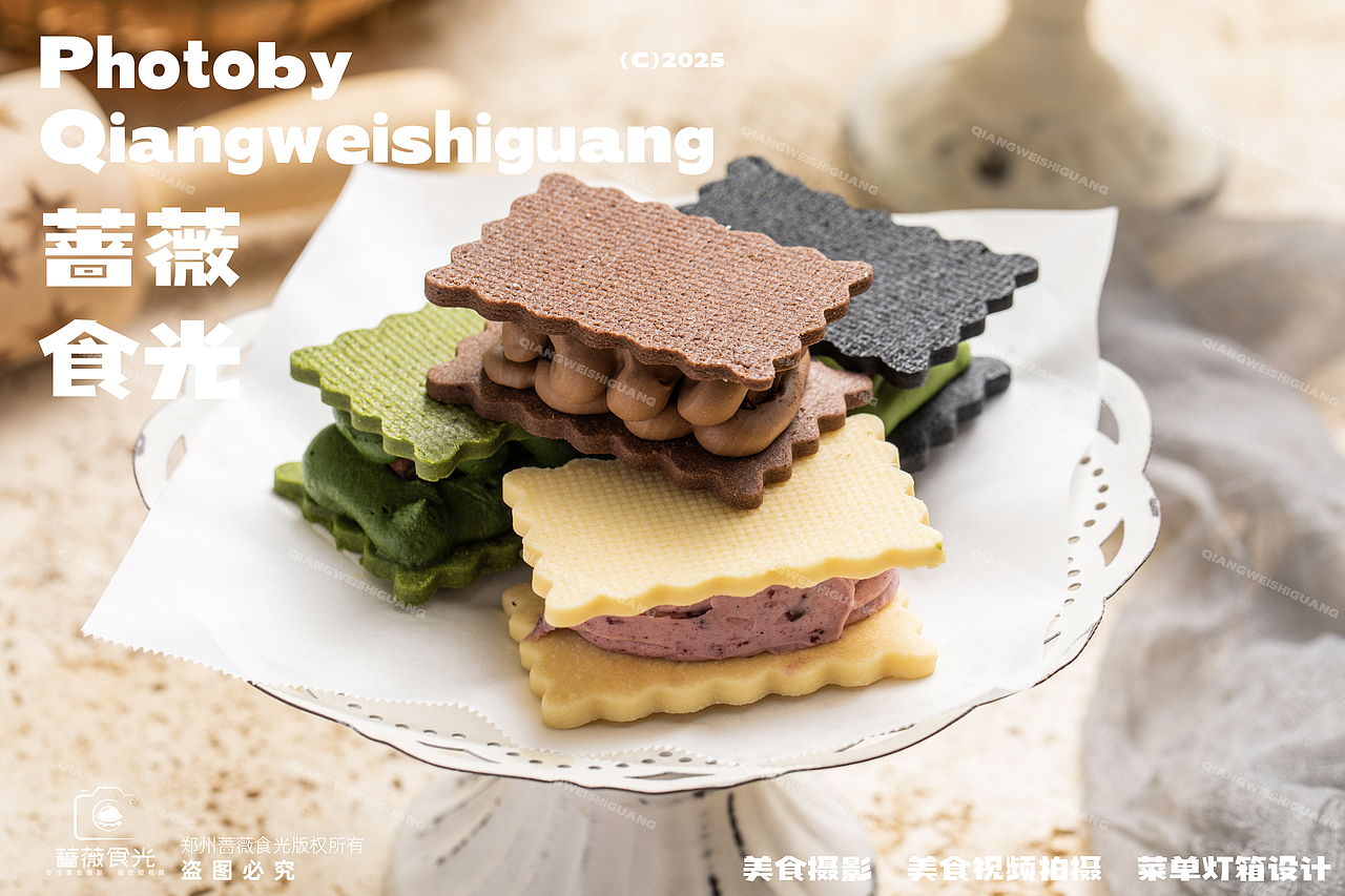 烘培面包饼干拍摄