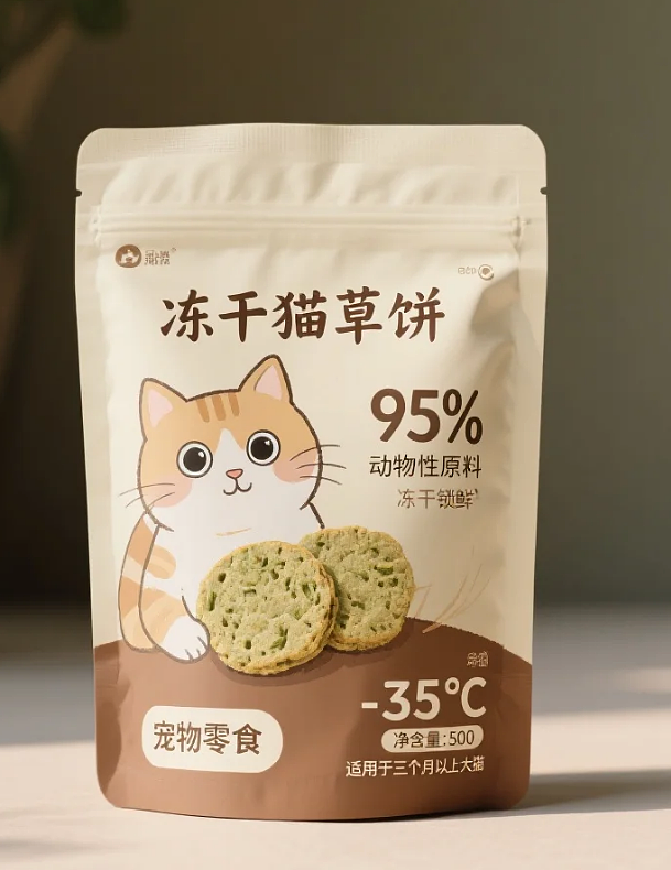 冻干鱼猫草包装设计15