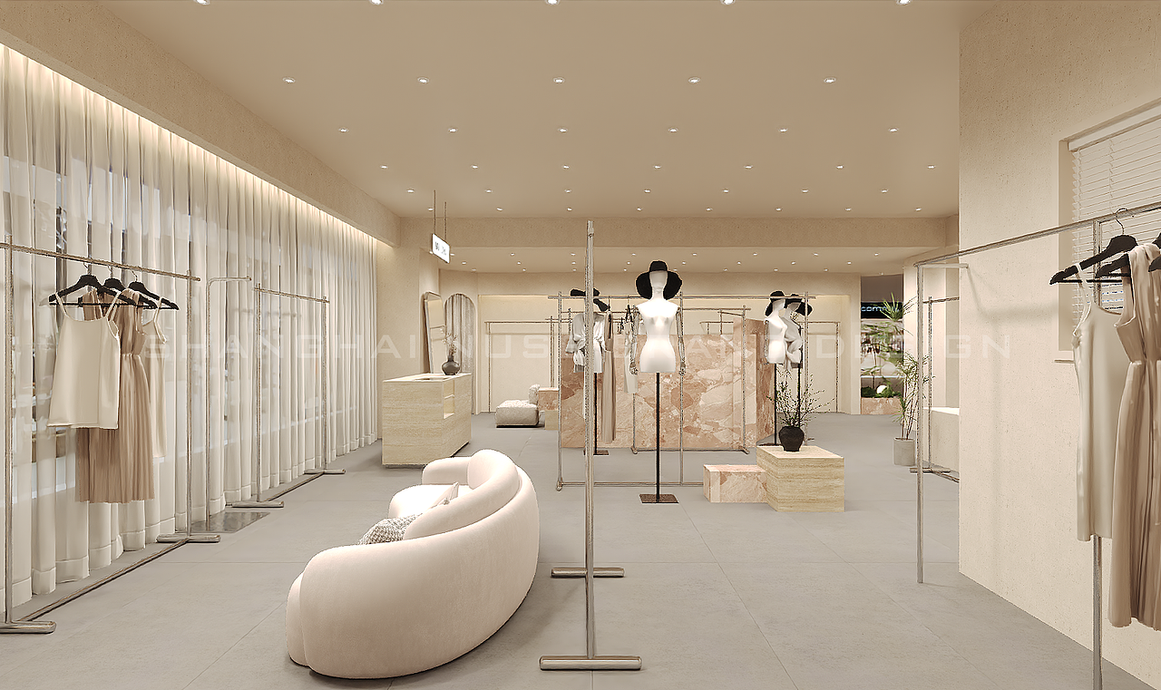 当女装店爱上侘寂风“质朴高级感”打造打卡级购物空间（图ZMzk4MDc4MDE2） - 商业空间设计 - 站酷设计师木村空间美学原创素材 - 站酷ZCOOL