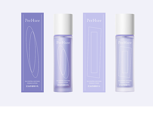 PerHsee 控油舒缓水乳包装设计